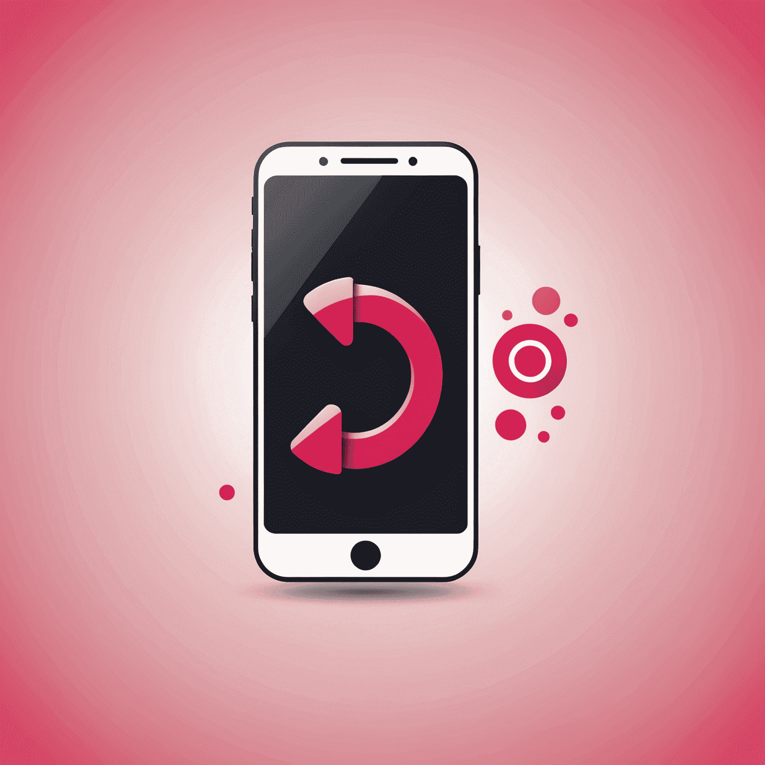 mobipols logo featuring a stylized mobile phone icon with red and pink elements, symbolizing mobile communication